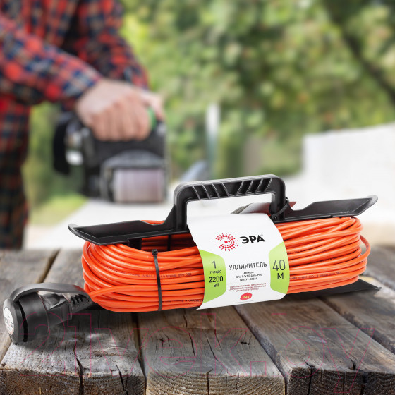 Изображение товара Удлинитель на рамке ЭРА UFx-1-2x1.0-40m / Б0046824