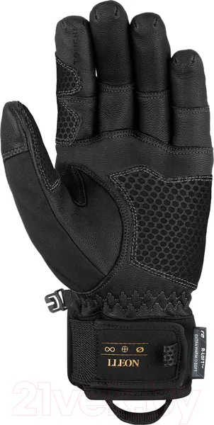 Изображение товара Перчатки лыжные Reusch Lleon R-Tex XT / 6102219-7707 (р-р 8, Black/Gold Inch)