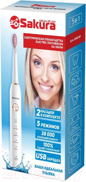Изображение товара Электрическая зубная щетка Sakura SA-5561W