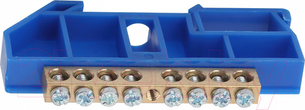 Изображение товара Шина нулевая ЭРА NO-222-45 / Б0033426 (синий)