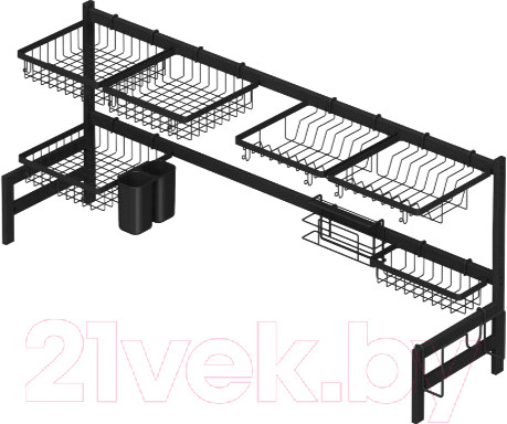 Изображение товара Органайзер для кухни Starax S-4152-A (антрацит)