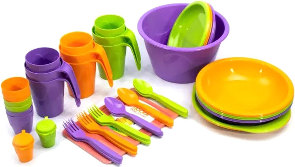 Изображение товара Набор пластиковой посуды Следопыт Holiday PF-CWS-PS02