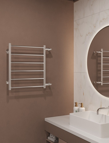 Изображение товара Полотенцесушитель водяной Terminus Аврора П6 500x600 (с боковым подключением 500)