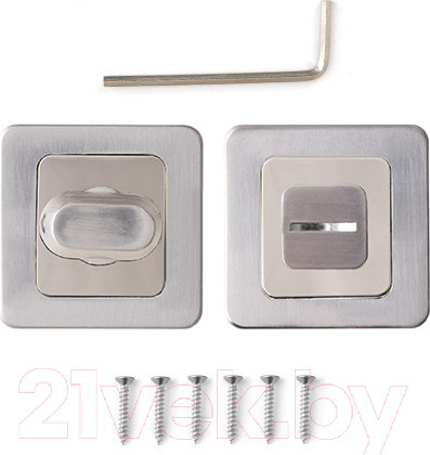 Изображение товара Фиксатор дверной защелки Code Deco WC-2207-CRM/CR