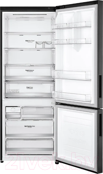 Изображение товара Холодильник с морозильником LG DoorCooling+ GC-B569PBCM