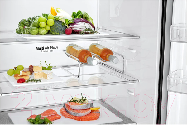Изображение товара Холодильник с морозильником LG DoorCooling+ GC-B569PBCM