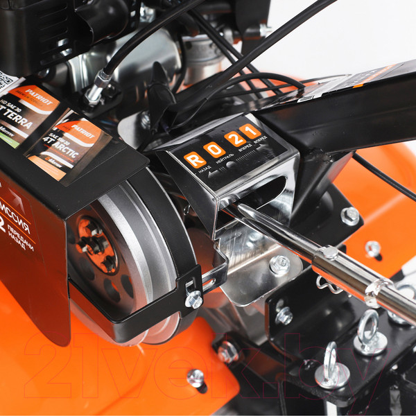 Изображение товара Мотоблок бензиновый PATRIOT Калуга 440107010 (пониженная передача)