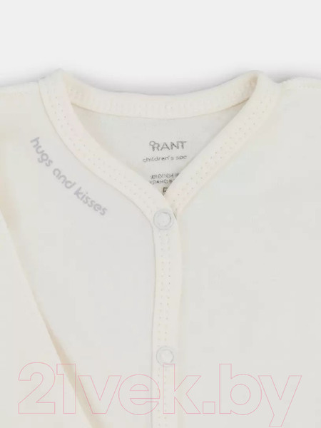 Изображение товара Боди для малышей Rant Hugs And Kisses / 6772/4-62 (Vanilla Beige, р.62)