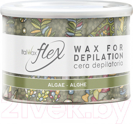 Изображение товара Воск для депиляции ItalWax Flex Водоросли в банке (400г)