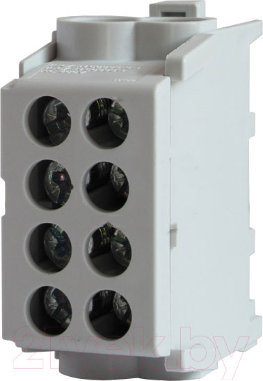 Изображение товара Клемма КС КВС распределительная с двойным винтом 4x25 / 92098 (серый)