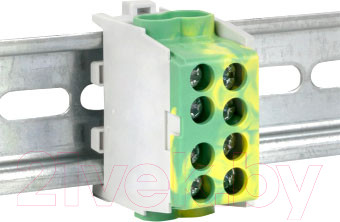 Изображение товара Клемма КС КВС распределительная с двойным винтом 2x35/2x25 / 92087 (желто-зеленый)
