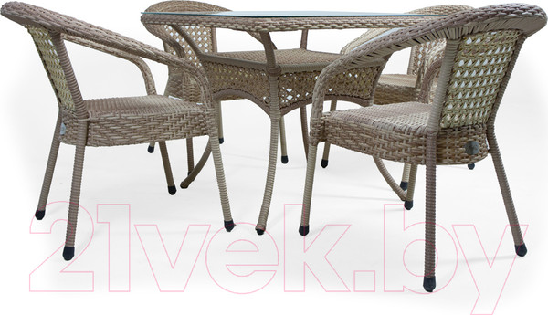 Изображение товара Комплект садовой мебели AIKO Deco 7035П квадратный