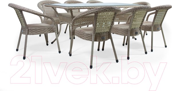 Изображение товара Комплект садовой мебели AIKO Deco 7035П прямоугольный