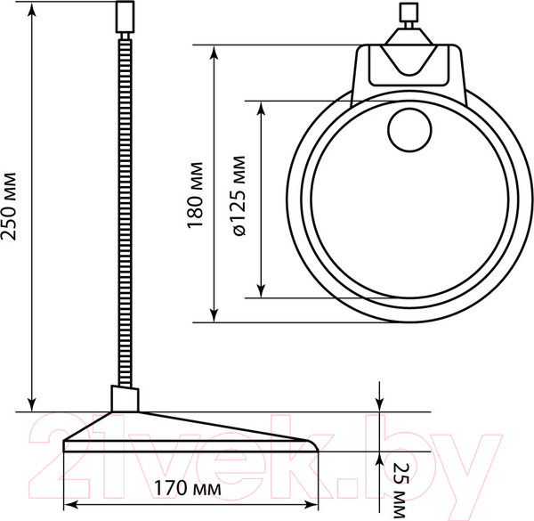 Изображение товара Лупа универсальная TDM SQ1025-0902