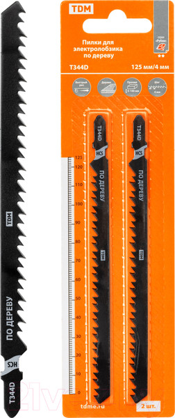 Изображение товара Набор пильных полотен TDM Рубин T344D / SQ1089-0208