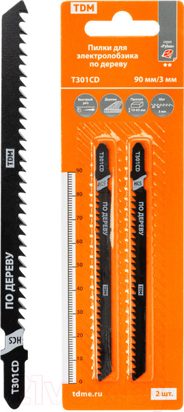 Изображение товара Набор пильных полотен TDM Рубин T301CD / SQ1089-0205