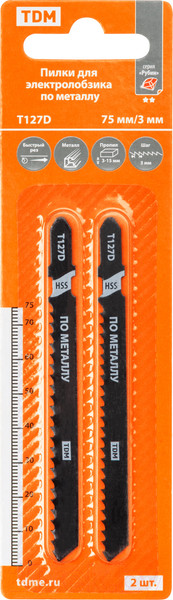 Изображение товара Набор пильных полотен TDM Рубин T127D / SQ1089-0211