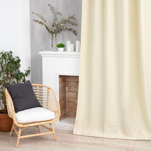Изображение товара Штора Этель Классика 7062891 (270x300, светло-бежевый)