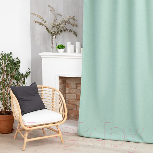 Изображение товара Штора Этель Структурная 7062922 (250x265, светло-зеленый)