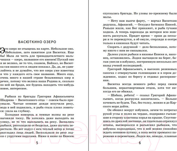 Изображение товара Книга Эксмо Васюткино озеро / 9785041667009 (Астафьев В.П.)