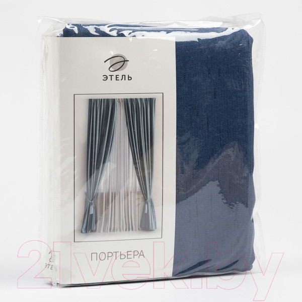 Изображение товара Штора Этель Классика 7062900 (130x300, синий)