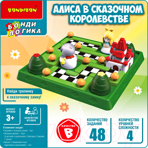 Изображение товара Настольная игра Bondibon Алиса в сказочном королевстве / ВВ5564