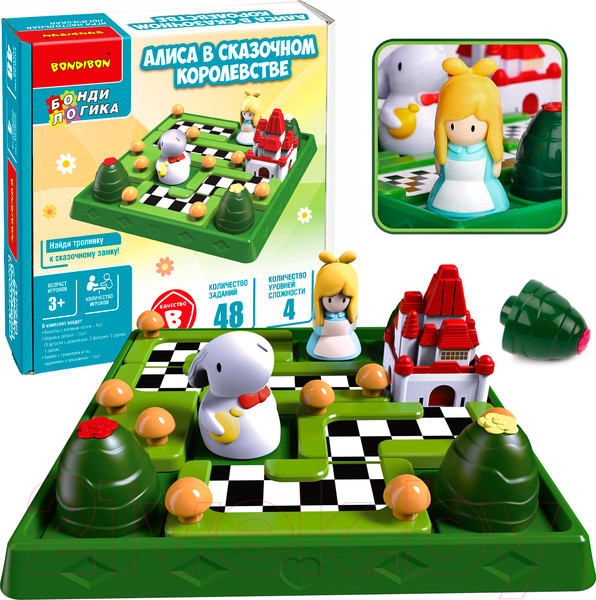 Изображение товара Настольная игра Bondibon Алиса в сказочном королевстве / ВВ5564
