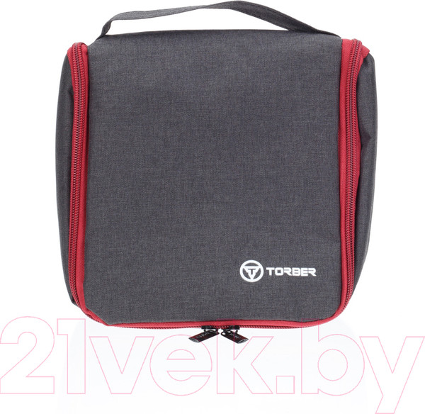 Изображение товара Косметичка Torber T415-BRD (черный/бордовый)