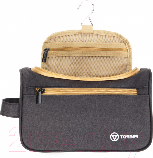 Изображение товара Косметичка Torber T055-BEI (черный/бежевый)