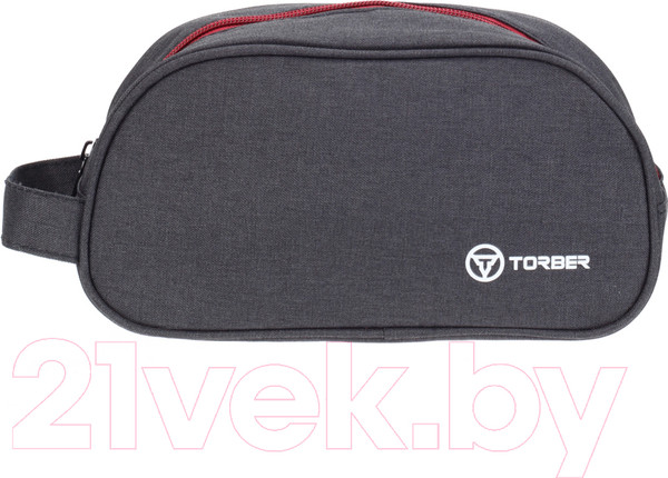 Изображение товара Косметичка Torber T056-BRD (черный/бордовый)