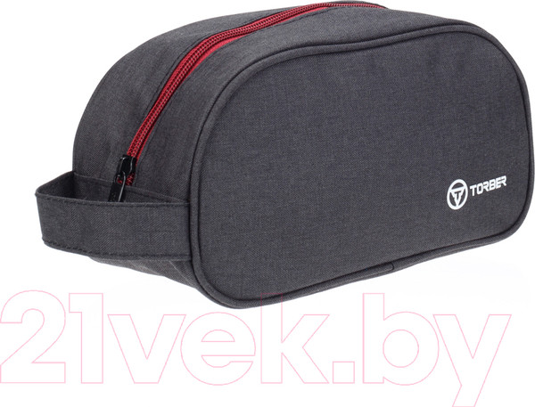 Изображение товара Косметичка Torber T056-BRD (черный/бордовый)