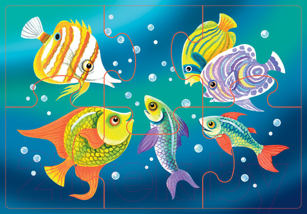 Изображение товара Набор пазлов Step Puzzle Baby Step Морские жители / 70105