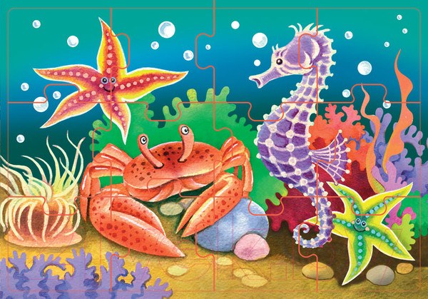Изображение товара Набор пазлов Step Puzzle Baby Step Морские жители / 70105