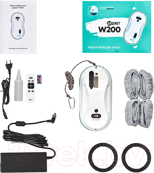 Изображение товара Робот-мойщик окон Даджет W200 KIT FB0319
