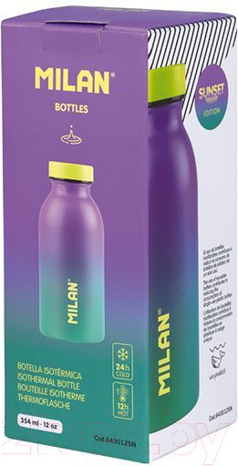 Изображение товара Бутылка для воды Milan Sunset Series / 643012SN (сиреневый/бирюзовый)
