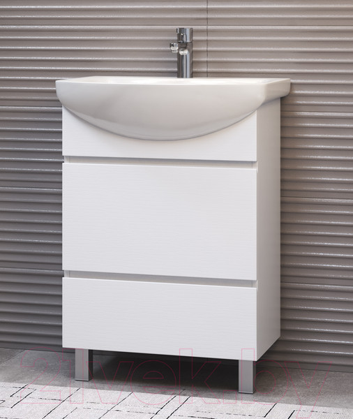 Изображение товара Тумба под умывальник Vigo Wing 600-0-2 (белый)