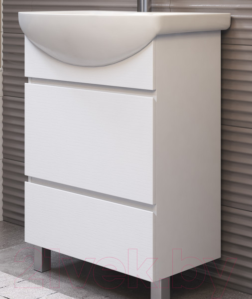 Изображение товара Тумба под умывальник Vigo Wing 600-0-2 (белый)