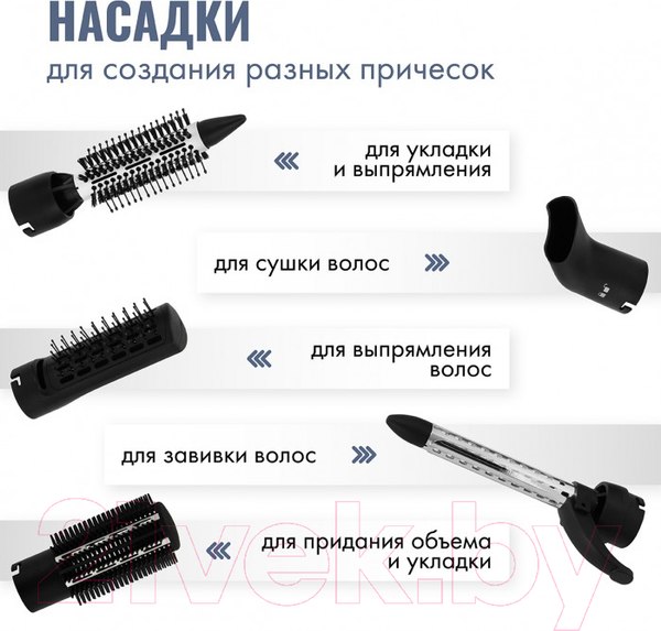 Изображение товара Фен-щетка Atlanta ATH-6842 (белый)