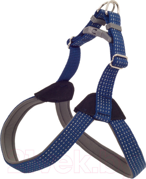 Изображение товара Шлея КАСКАД Премиум 01220051-06 (светоотражающий, синий)