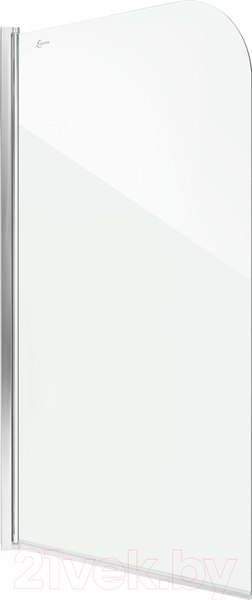 Изображение товара Стеклянная шторка для ванны Saniteco SN-21 (140x80, прозрачное стекло)