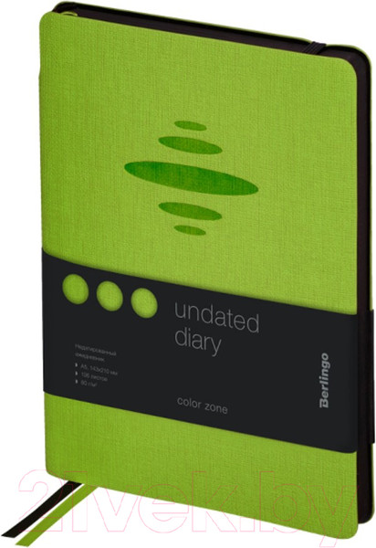 Изображение товара Ежедневник Berlingo Color Zone A5 / UD0_86504 (136л, салатовый)