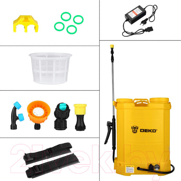 Изображение товара Опрыскиватель аккумуляторный Deko DKSP10 / 065-0954 (16л)