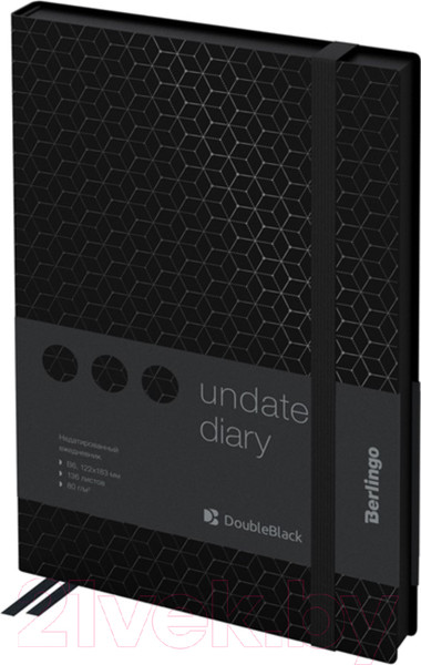Изображение товара Ежедневник Berlingo DoubleBlack B6 / UD0_94602 (136л, черный)