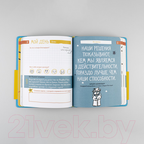 Изображение товара Мотивационный ежедневник Альпина 6 минут для детей. Первый мотивационный ежедневник ребенка (9785961473711 / Спенст Д.)