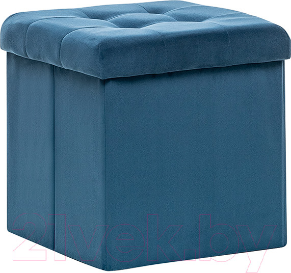 Изображение товара Пуф Импэкс Leset Куба складной квадратный (велюр V 54 синий)
