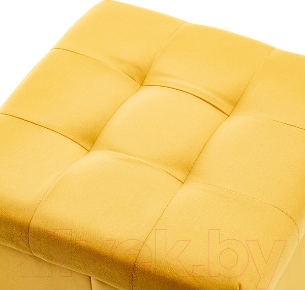 Изображение товара Пуф Импэкс Leset Куба складной квадратный (велюр V 56 горчичный)