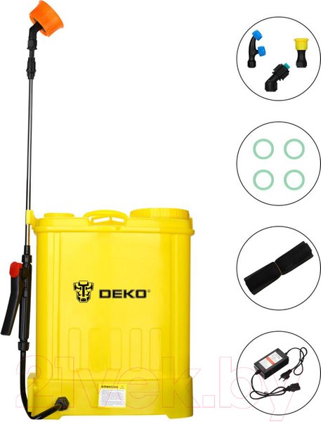 Изображение товара Опрыскиватель аккумуляторный Deko DKSP12 / 065-0955 (14л)