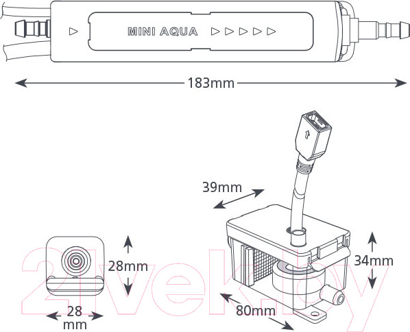 Изображение товара Насос для кондиционера Aspen Silent+ Mini Aqua