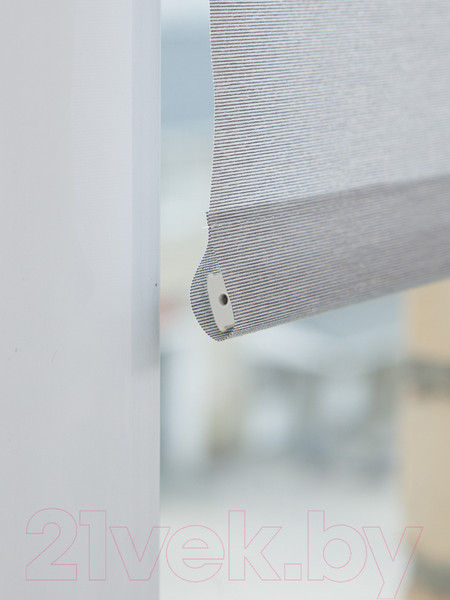 Изображение товара Рулонная штора АС МАРТ Меринос 100x160 (светло-серый)