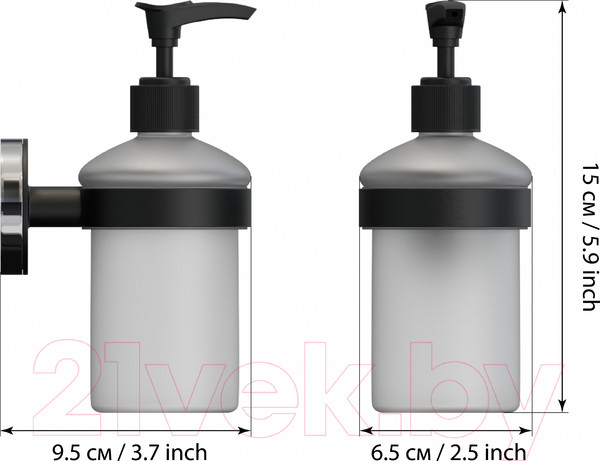 Изображение товара Дозатор для жидкого мыла FORA FOR-LORD041BL